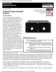 SoundStage! Equipment Review - Audiomat ArpÃ¨ge ... - Mutine Hi-Fi