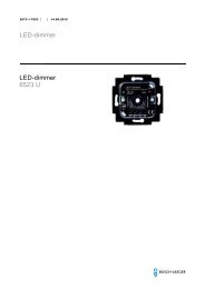 LED dimmer LED dimmer 6523 U - BUSCH-JAEGER Katalog