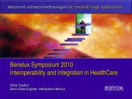 Interoperability and integration in healthcare - InterSystems Benelux