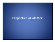 Properties of Matter ppt