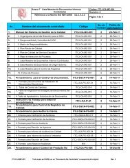 ANEXO 7 LISTA MAESTRA DE DOCUMENTOS INTERNOS ... - ITCJ