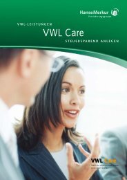 VWL Care - HanseMerkur VertriebsPortal