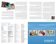 2012 Nursing Annual Report - Pardee Hospital