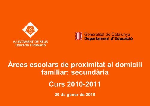 2010_1_20 ZonificaciÃ³ SecundÃ ria - Ajuntament de Reus