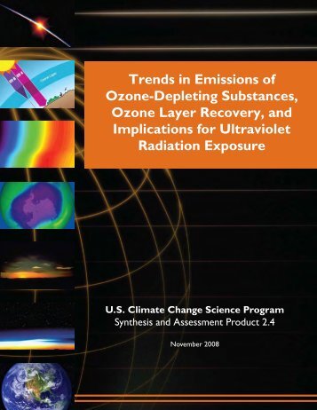 Trends in emissions of ozone-depleting substances, ozone layer ...