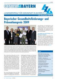 PDF (871 KB) - Landeszentrale für Gesundheit in Bayern e.V.