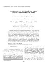 Investigation of the p-GaN Ohmic Contact Property by Using a ...