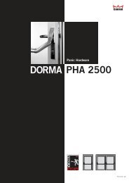 Panic Hardware PHA 2500 DORMA