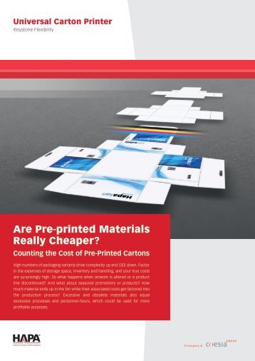 Are Pre-printed Materials Really Cheaper?