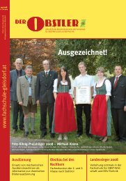 Ausgezeichnet! - Fachschule für Obst-Wirtschaft und Edv-Technik