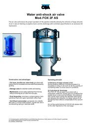 CSA Fox 2F Air Valve for Water - Alma-valves.ie