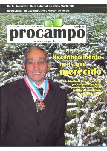 MatÃ©ria Revista Procampo - Dario Martinelli recebe comenda por ...