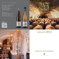 Preisliste vW 2012 Web.indd - Weingut von Winning