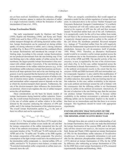 Sulfur BiogeochemistryâPast and Present