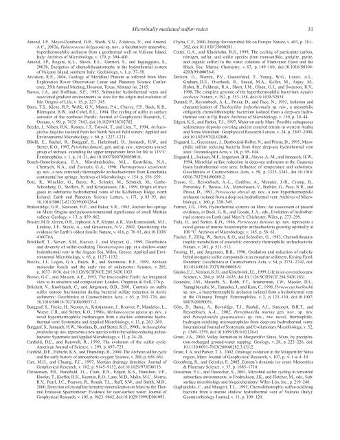 Sulfur BiogeochemistryâPast and Present