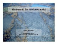 2) The Burn-P3 fire simulation model; Kerry Anderson, CFS (PDF)