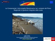 PIANO REGIONALE DI GESTIONE INTEGRATA DELLA ... - Beachmed