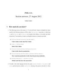 PHIL12A Section answers, 27 August 2012 - Philosophy