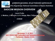 SAOCOM Mission Overview