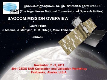 SAOCOM Mission Overview