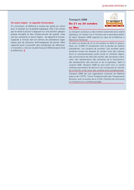 Dynamisme 197 xp pour pdf - Union Wallonne des Entreprises
