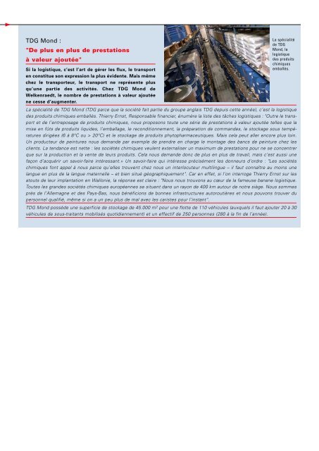 Dynamisme 197 xp pour pdf - Union Wallonne des Entreprises