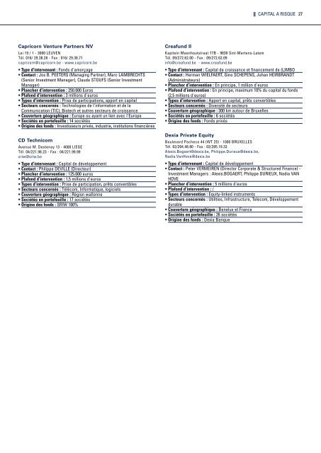 Dynamisme 197 xp pour pdf - Union Wallonne des Entreprises
