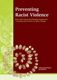 Preventing Racist Violence - Runnymede Trust