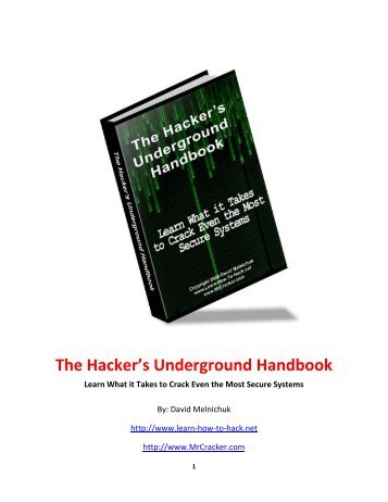 The Hacker's Underground Handbook - Decrypted Matrix