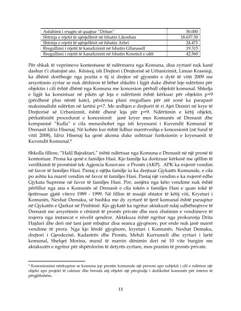 LetÃ«rnjoftimi i KomunÃ«s sÃ« Drenasit 2012 - Instituti GAP