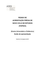 PEDIDO DE ACREDITAÇÃO PRÉVIA DE NOVO CICLO DE ... - Utad