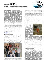 Infopost 2011-01 - DLRG Recklinghausen