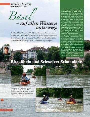 Basel - auf allen Wassern unterwegs, Kajak-Magazin - Erlebnisraum ...