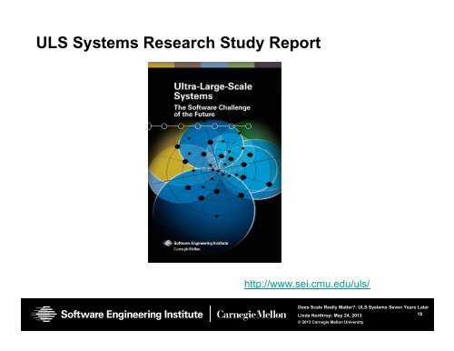 Ultra-Large-Scale Systems Seven Years after the Study - ICSE 2013 ...