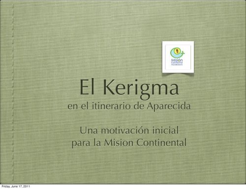 Â¿QuÃ© es el Kerigma? - Cenacat.org