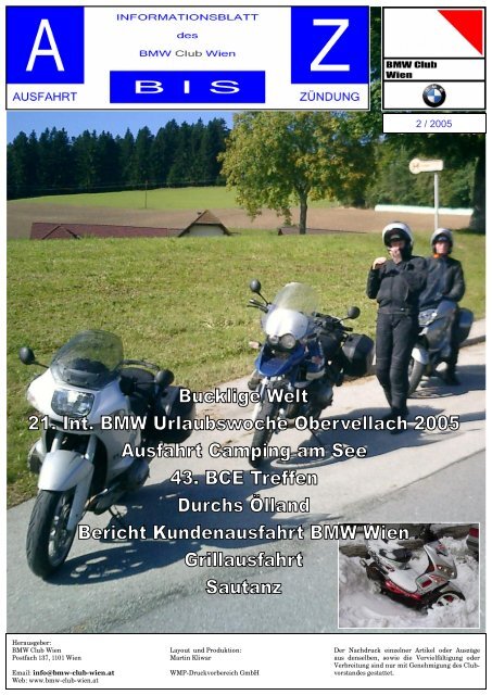 Bericht Kundenausfahrt BMW Wien am 24. September 2005