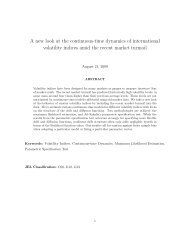 A new look at the continuous-time dynamics of international volatility ...