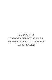 sociologia. topicos selectos para estudiantes de ciencias de la salud