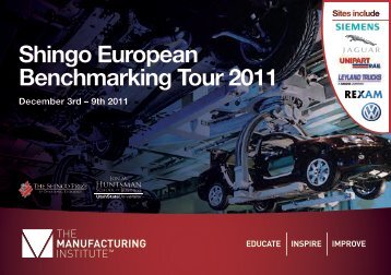 Shingo European Benchmarking Tour 2011 - The Shingo Prize