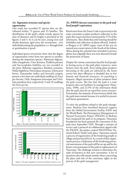 Use of Non Wood Forest Products by local people bordering the ...