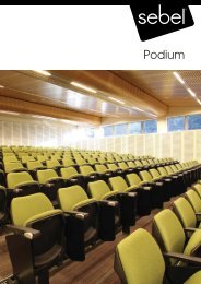 Podium Seating System by Sebel Furniture