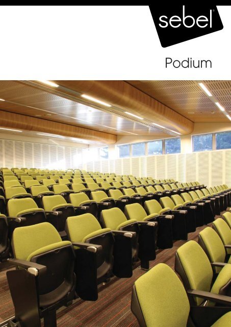 Podium Seating System by Sebel Furniture