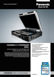 Toughbook CF-31 Data sheet - SST