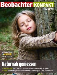 Naturnah geniessen