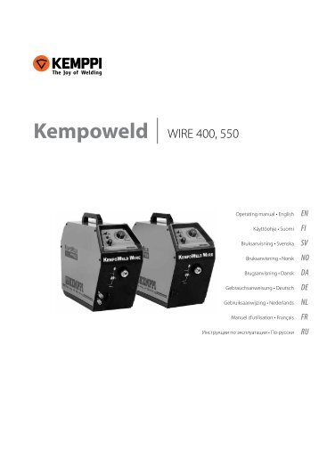 Kempoweld WIRE 400, 550 - Kemppi