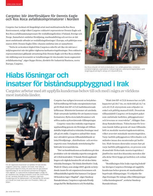 En sÃ¤krare arbetsmiljÃ¶ med Hiab-kranar - Hiab AS