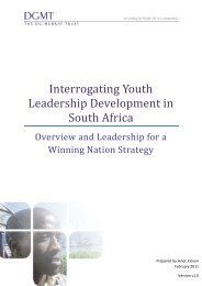 Interrogating Youth Leadership Development in South Africa