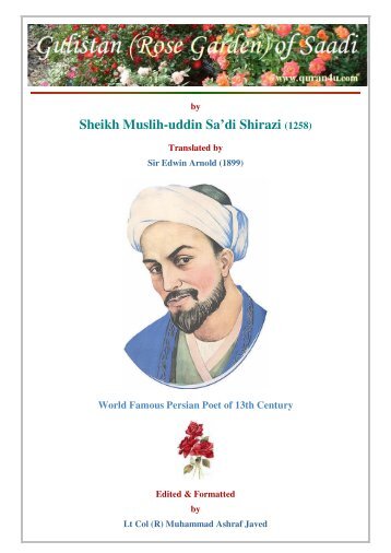 Sheikh Muslih-uddin Sa'di Shirazi (1258)