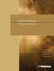 GivinG Feedback - Ken Blanchard