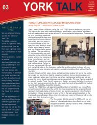 YorkTALK Newsletter Issue 3 - York Transport Equipment